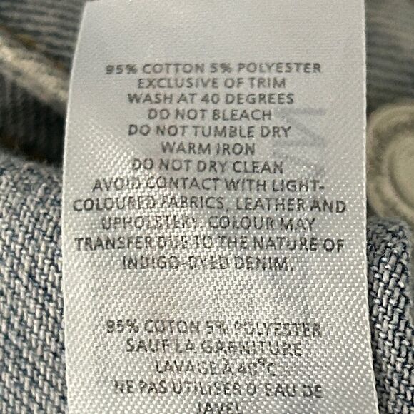 Boohooman Two-Tone Jean Jacket - L - NWT - Picture 8 of 8